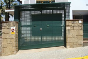 xapa perforated overhead door